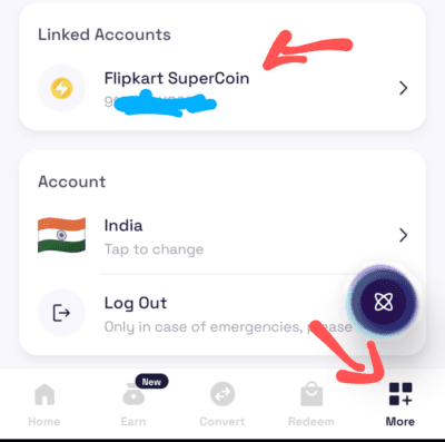 Flipkart super coins into Mag Miles.