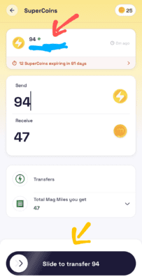 Flipkart super coins into Mag Miles.