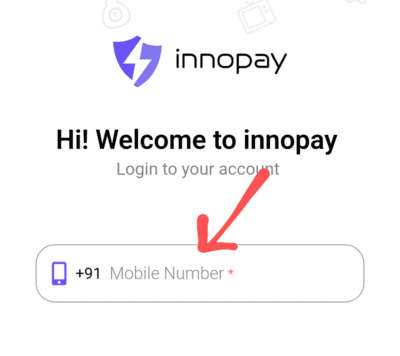 Enter your mobile number 
