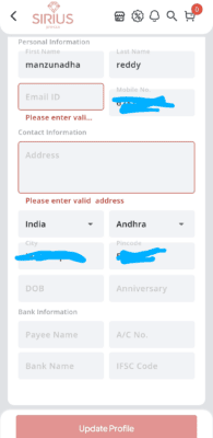 Enter your address and pincode