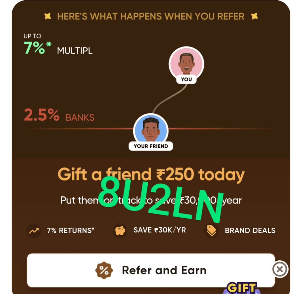 Multipl Invite Code is 8U2LN. Get ₹1000 + Refer and Earn 1 Multipl Invite Code is 8U2LN. Get ₹1000 + Refer and Earn 1