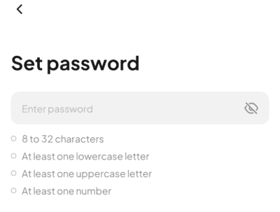 Set password 