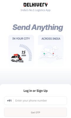 Delhivery Referral Code 2026: MAN-4BF48E (Get ₹100 Off Courier) 1 Delhivery app login and signup with phone number