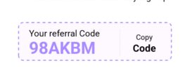 MyMints referral code 98AKBM refer and earn 100 Mints